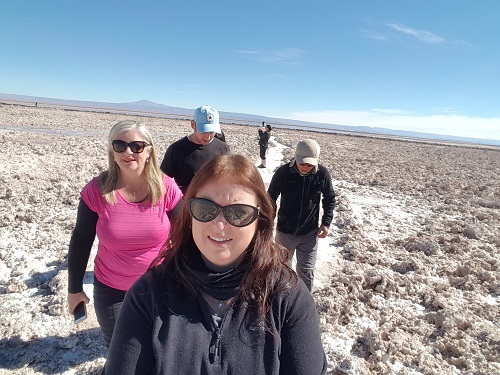 Traveling in Chile, South America Walking in the Atacama desert is like walking on the moon