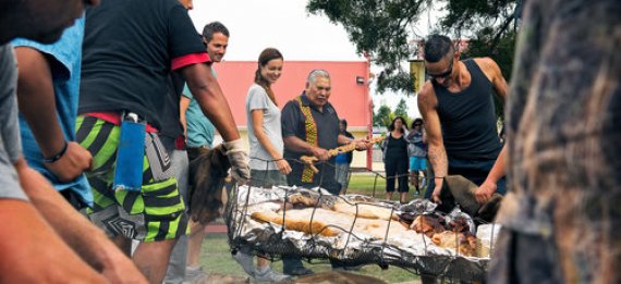 Māori Cuisine Hnagi New Zealand