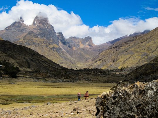 Mountains on the Lares Trek Mountains on the Lares Trek