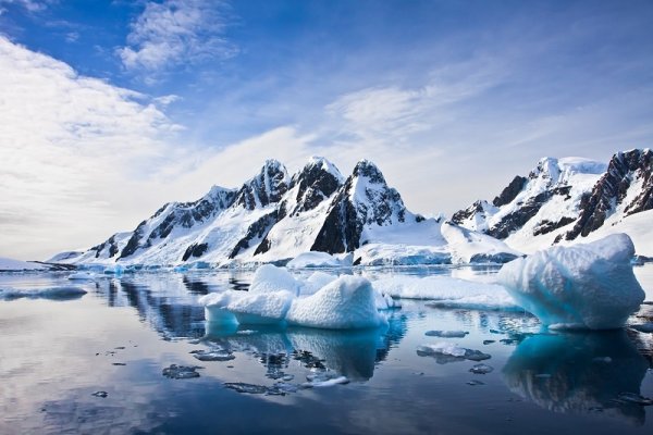 Mountain view in Antarctica