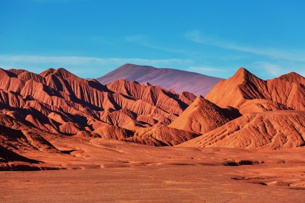 Red mountains in Salta, Argentina Red mountains in Salta, Argentina