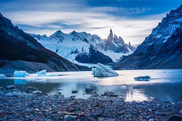 Cruising in South America Beautiful landscape in Patagonia