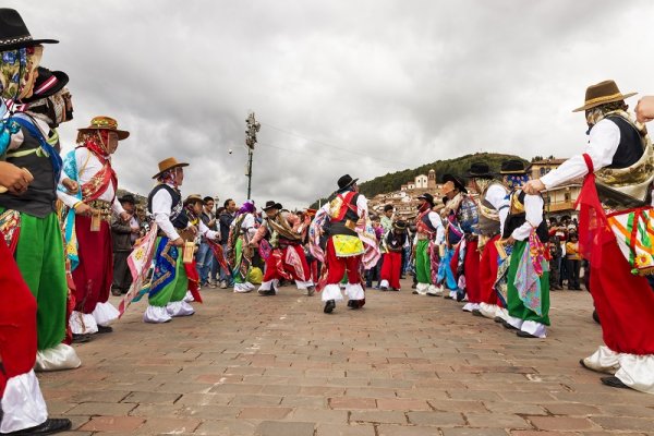 Christmas time festival Santikuraray in Cusco, Peru Christmas time festival Santikuraray in Cusco, Peru