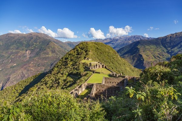 Traveling in the historical city Choquequirao, Peru Traveling in the historical city Choquequirao, Peru