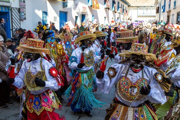 Virgen del Carmen festival in Peru, South America Virgen del Carmen festival in Peru, South America