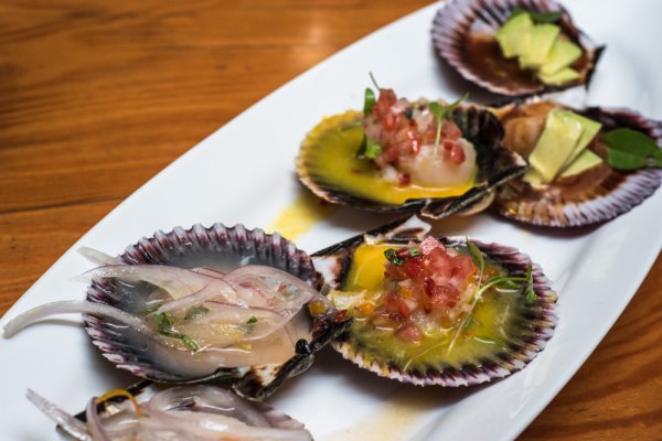 Food in the shells in Peru Food in the shells in Peru