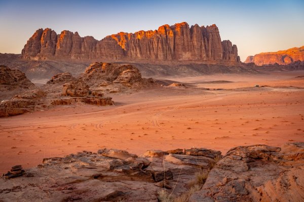 Jordan mountain in Wadi Rum Jordan mountain in Wadi Rum