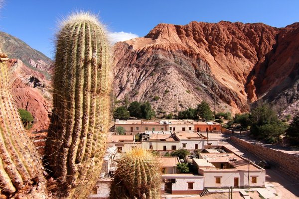 Argentina mountain village, Purmamarca Argentina mountain village, Purmamarca
