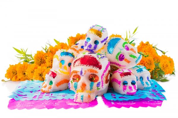 Traditional sugar skulls Traditional sugar skulls