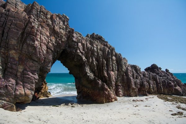 Coast of Jericoacoara National Park, Brazil coast of Jericoacoara National Park, Brazil