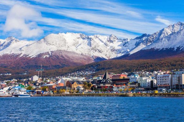 Ushuaia City and mountain view Ushuaia City and mountain view