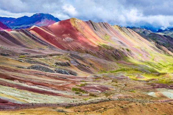 Rainbow colors in the mountains, Peru Rainbow colors in the mountains, Peru