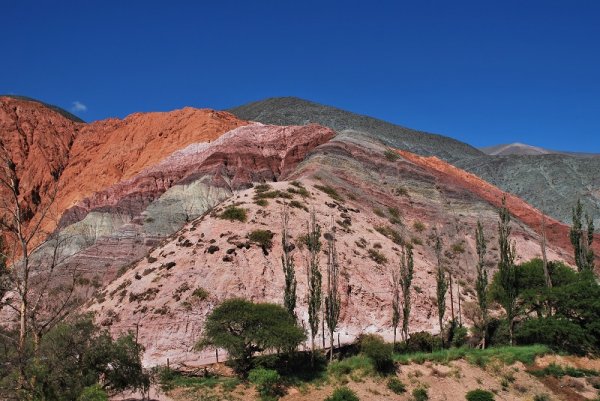 Rainbow colors of the hills in Argentina, South America The marvelous Hills of Seven colours