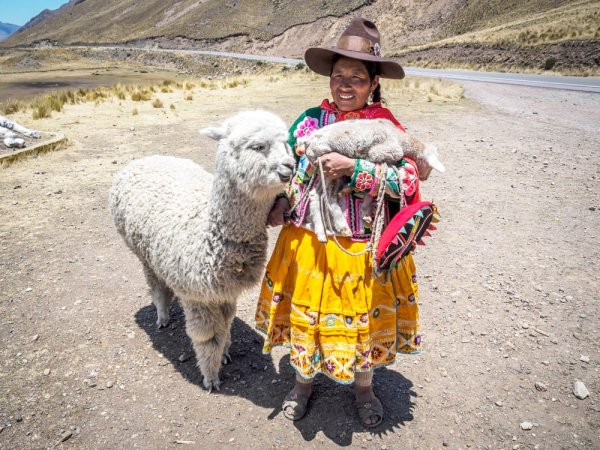 Culture of South America Cusco woman wearing traditional attire Culture of South America Cusco woman wearing traditional attire