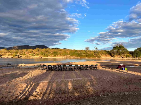 Stellar spot for a tea break Nyerere National Park Stellar spot for a tea break Nyerere National Park
