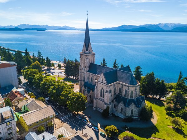 Church in the city of Bariloche. Argentina Church in the city of Bariloche. Argentina
