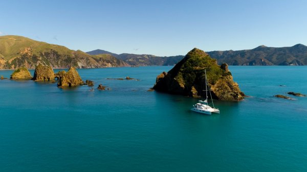 Sailing Marlbourough Sound Sailing Marlbourough New Zealand 3