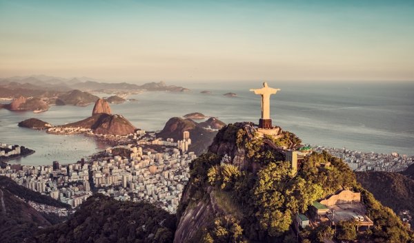 Christ the Redeemer, Rio de Janeiro, Brazil The famous Christ the Redeemer in Rio de Janeiro