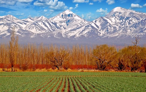 Stunning view of Andean mountains along Route 40 in Argentina Andean mountains along Route 40 in Argentina