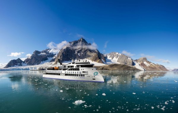 Greg Mortimer cruise ship in Antarctica Greg Mortimaer 2 credit Aurora Expeditions