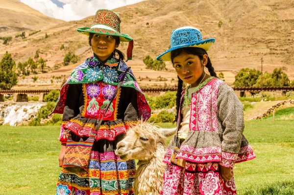 Indigenous people of Machu Picchu, Peru Indigenous people of Machu Picchu, Peru