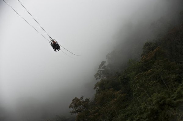 Safe to visit zipline in Mindo Cloud Forest Safe to visit zipline in Mindo Cloud Forest