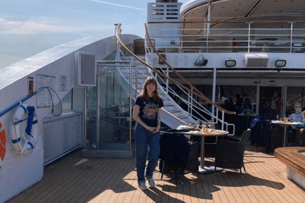 laustral dining on deck laustral dining on deck